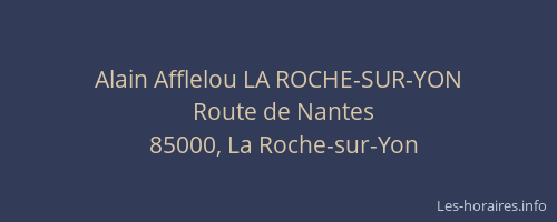 Alain Afflelou LA ROCHE-SUR-YON