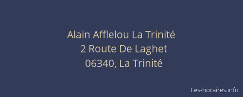 Alain Afflelou La Trinité