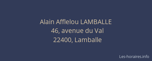 Alain Afflelou LAMBALLE