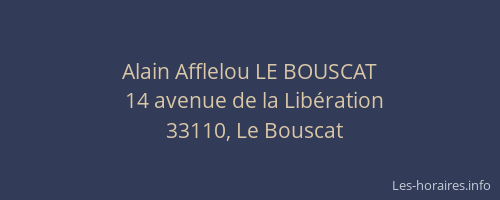Alain Afflelou LE BOUSCAT