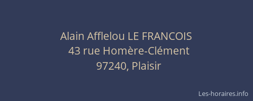 Alain Afflelou LE FRANCOIS