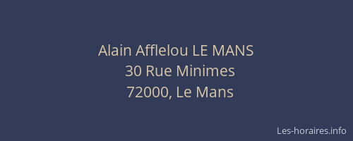 Alain Afflelou LE MANS