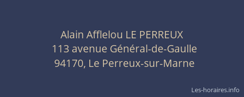 Alain Afflelou LE PERREUX