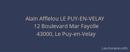 Alain Afflelou LE PUY-EN-VELAY