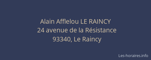 Alain Afflelou LE RAINCY