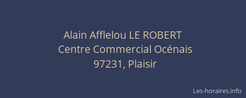 Alain Afflelou LE ROBERT
