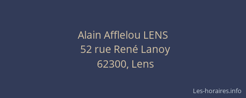 Alain Afflelou LENS