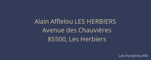 Alain Afflelou LES HERBIERS