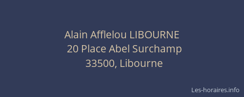 Alain Afflelou LIBOURNE