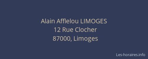 Alain Afflelou LIMOGES