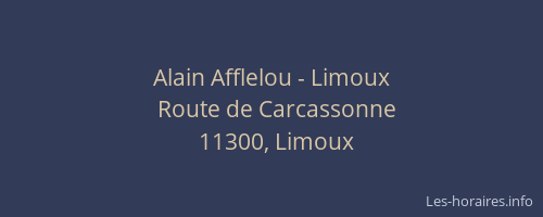 Alain Afflelou - Limoux