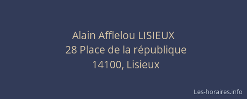 Alain Afflelou LISIEUX