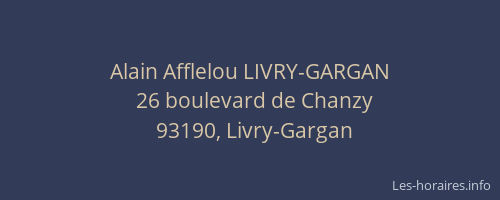 Alain Afflelou LIVRY-GARGAN