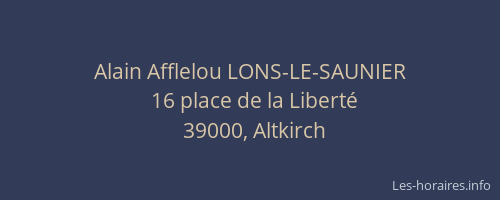 Alain Afflelou LONS-LE-SAUNIER