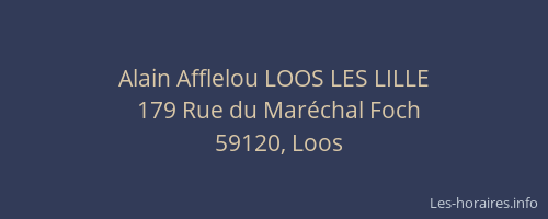 Alain Afflelou LOOS LES LILLE