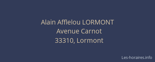 Alain Afflelou LORMONT
