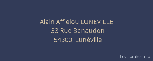 Alain Afflelou LUNEVILLE