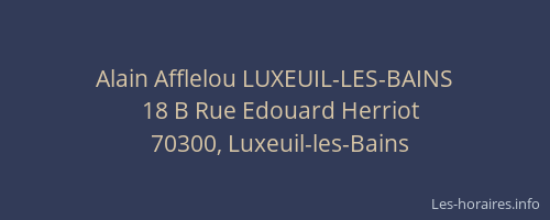 Alain Afflelou LUXEUIL-LES-BAINS