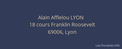 Alain Afflelou LYON