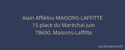 Alain Afflelou MAISONS-LAFFITTE