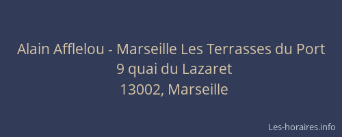 Alain Afflelou - Marseille Les Terrasses du Port