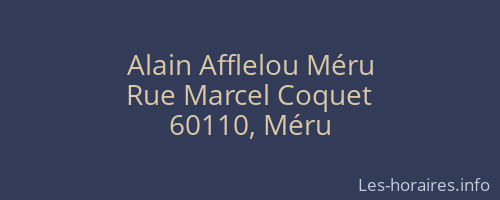 Alain Afflelou Méru