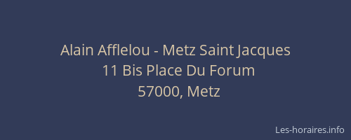 Alain Afflelou - Metz Saint Jacques