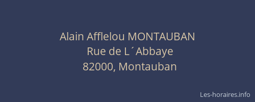 Alain Afflelou MONTAUBAN