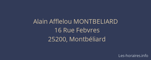Alain Afflelou MONTBELIARD