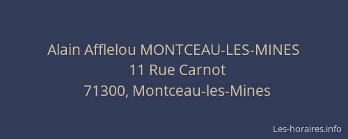 Alain Afflelou MONTCEAU-LES-MINES