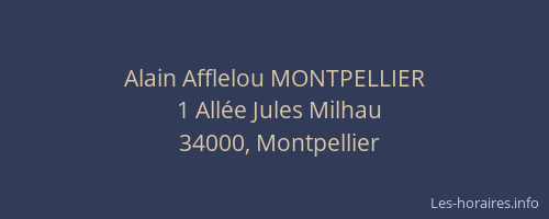 Alain Afflelou MONTPELLIER
