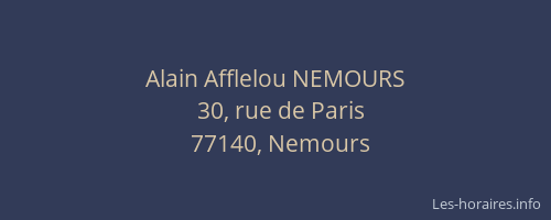 Alain Afflelou NEMOURS