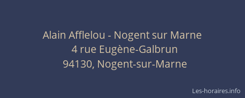 Alain Afflelou - Nogent sur Marne
