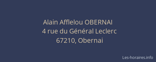 Alain Afflelou OBERNAI