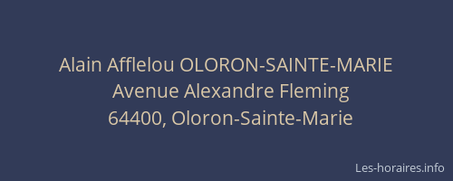 Alain Afflelou OLORON-SAINTE-MARIE