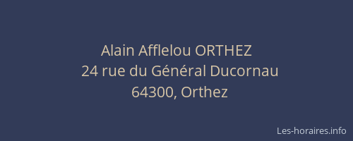 Alain Afflelou ORTHEZ
