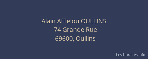 Alain Afflelou OULLINS