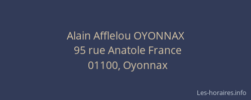 Alain Afflelou OYONNAX