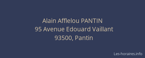 Alain Afflelou PANTIN