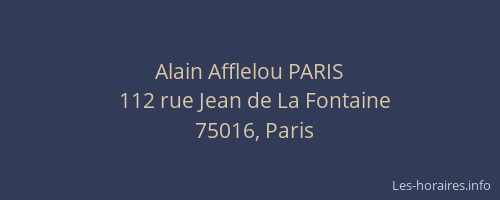 Alain Afflelou PARIS