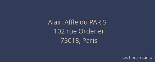 Alain Afflelou PARIS