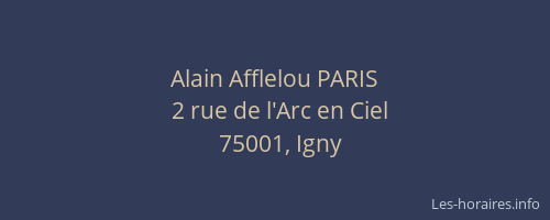 Alain Afflelou PARIS
