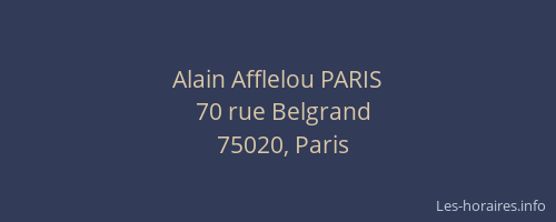 Alain Afflelou PARIS