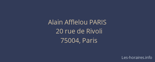 Alain Afflelou PARIS
