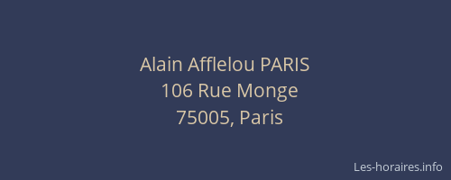 Alain Afflelou PARIS