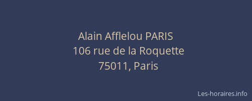 Alain Afflelou PARIS