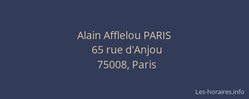 Alain Afflelou PARIS