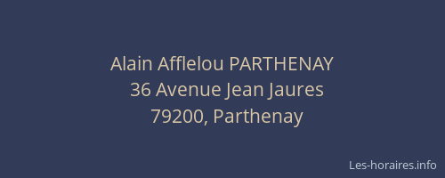 Alain Afflelou PARTHENAY