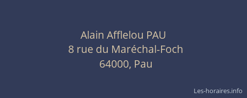 Alain Afflelou PAU