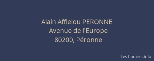 Alain Afflelou PERONNE